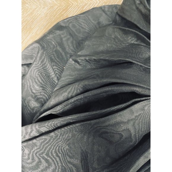 Vintage 50s Full Circle‎ Skirt Black Moire Toni Owen Sportswear Small Pockets - Picture 11 of 16